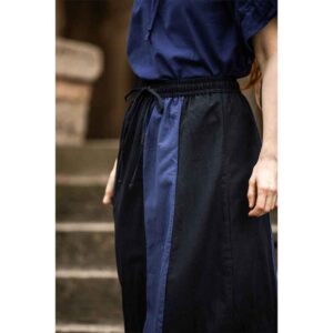 Dana Medieval Skirt - Black and Blue