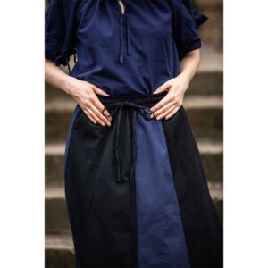 Dana Medieval Skirt - Black and Blue