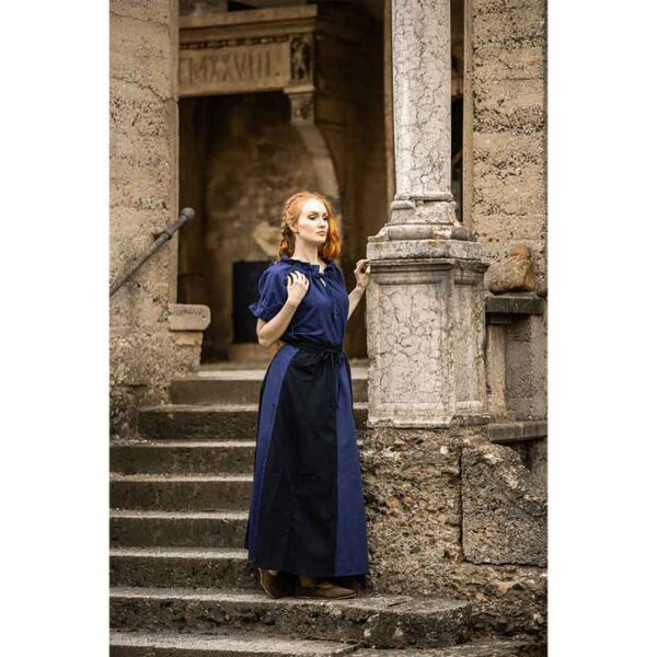 Dana Medieval Skirt - Black and Blue