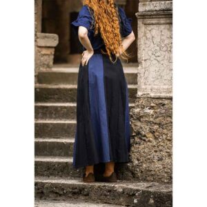 Dana Medieval Skirt - Black and Blue