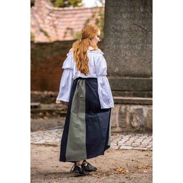 Dana Medieval Skirt - Black and Green