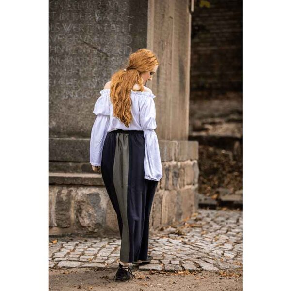 Dana Medieval Skirt - Black and Green