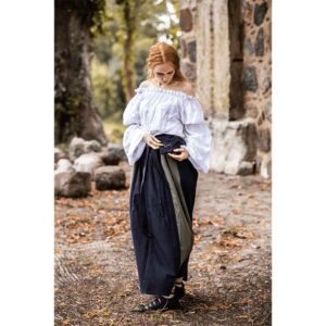 Dana Medieval Skirt - Black and Green