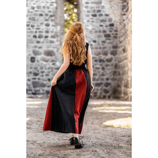 Dana Medieval Skirt - Black and Red