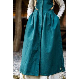 Arlette Medieval Peasant Dress - Green