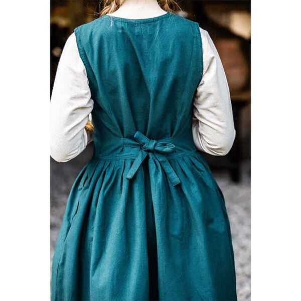 Arlette Medieval Peasant Dress - Green