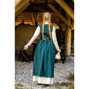 Arlette Medieval Peasant Dress - Green