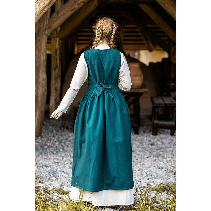 Arlette Medieval Peasant Dress - Green