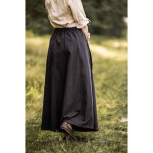 Smilla Heavy Cotton Medieval Skirt - Dark Brown
