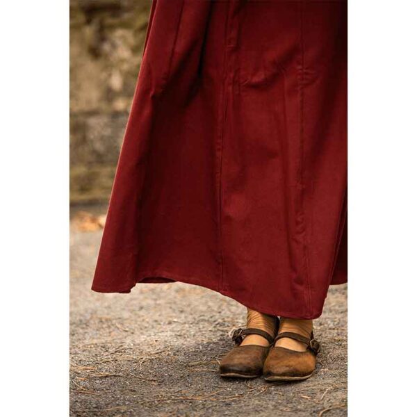 Smilla Heavy Cotton Medieval Skirt - Red