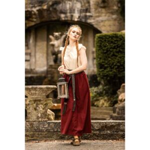 Smilla Heavy Cotton Medieval Skirt - Red