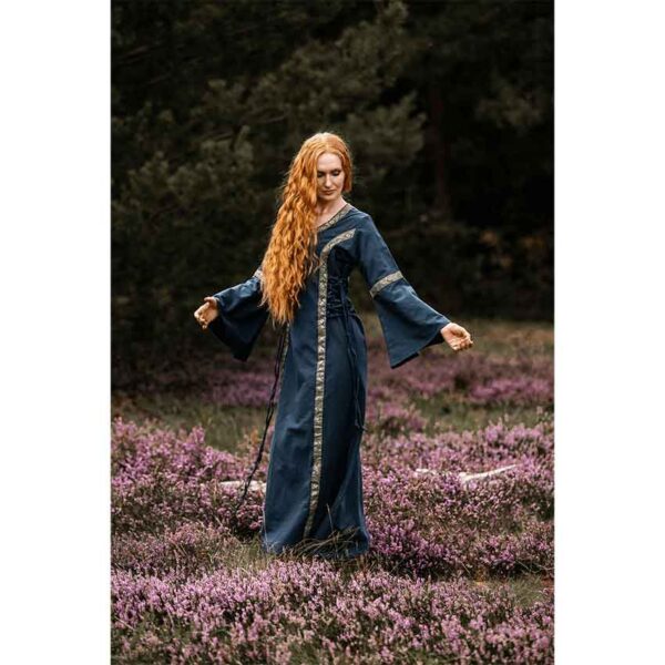 Angie Medieval Princess Dress - Blue