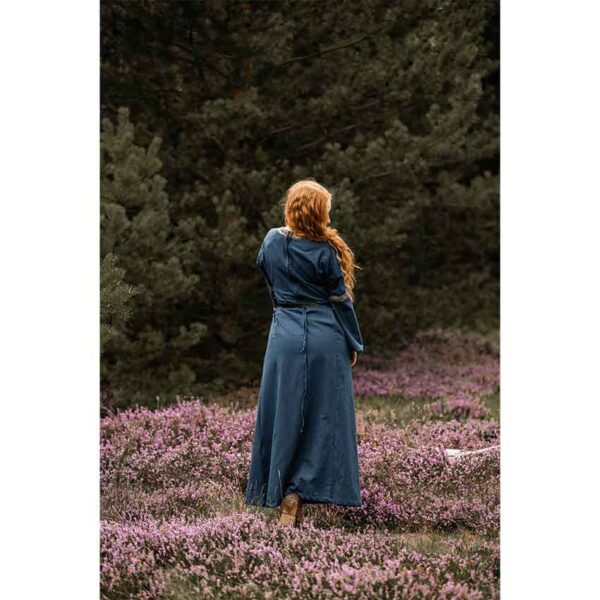 Angie Medieval Princess Dress - Blue - Image 6