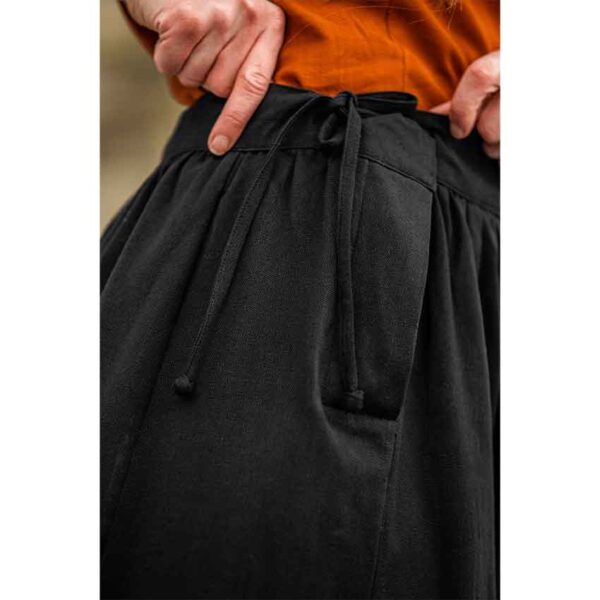 Konstanze Medieval Skirt - Black