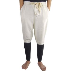 Medieval Cotton Leg Wraps - Black