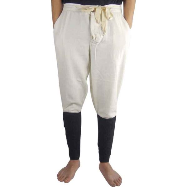 Medieval Cotton Leg Wraps - Black