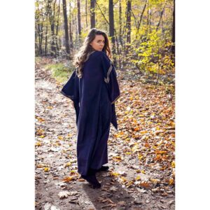 Ida Medieval Trumpet Sleeve Dress - Black