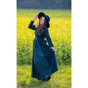 Medusa Medieval Gown - Black with Blue