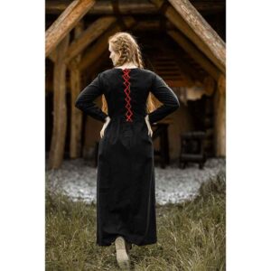 Medusa Medieval Gown - Black with Red