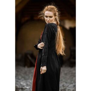 Medusa Medieval Gown - Black with Red