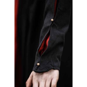 Medusa Medieval Gown - Black with Red