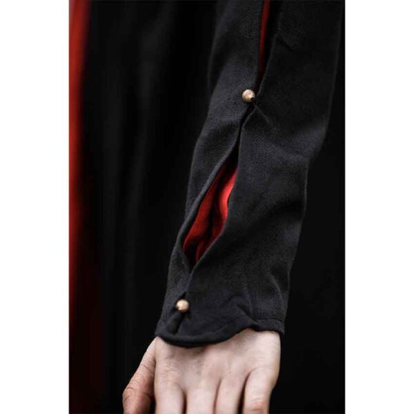 Medusa Medieval Gown - Black with Red