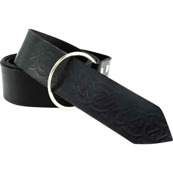 Kendell Celtic Ring Belt - Black