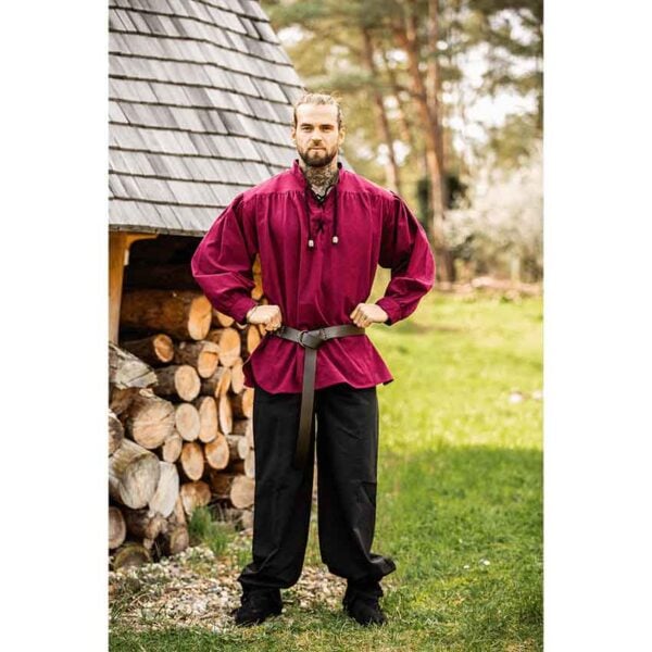 Conrad Stitched Medieval Ring Belt - Brown