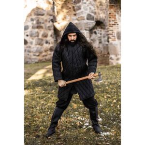 Nils Medieval Gambeson - Black