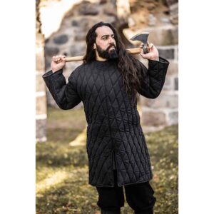 Nils Medieval Gambeson - Black
