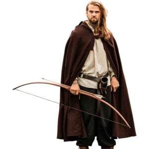 LC-6007B Elinor Classic Medieval Cloak - Brown