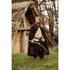 LC-6007B Elinor Classic Medieval Cloak - Brown