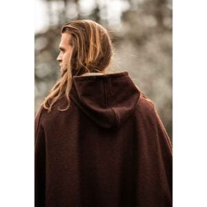 LC-6007B Elinor Classic Medieval Cloak - Brown