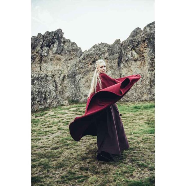 Kuno Medieval Cape - Red