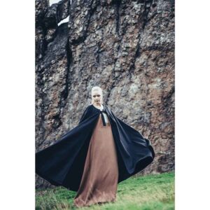 Kuno Medieval Cape - Black