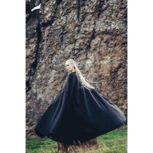 Kuno Medieval Cape - Black