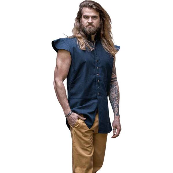 Charles Men's Medieval Doublet - Blue