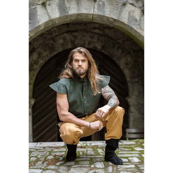 Charles Men's Medieval Doublet - Green