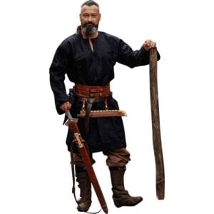 Olvisson Wool Viking Tunic - Black