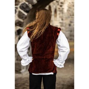 Pierre Noble Velvet Doublet - Red