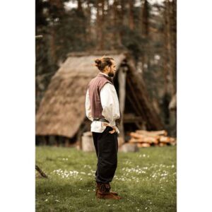 Irvin Hand Woven Cotton Medieval Vest - Brown