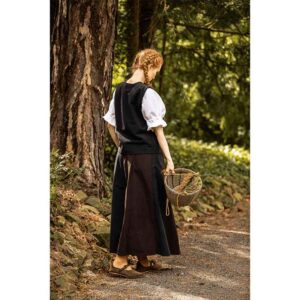 Franziska Women's Medieval Vest - Black
