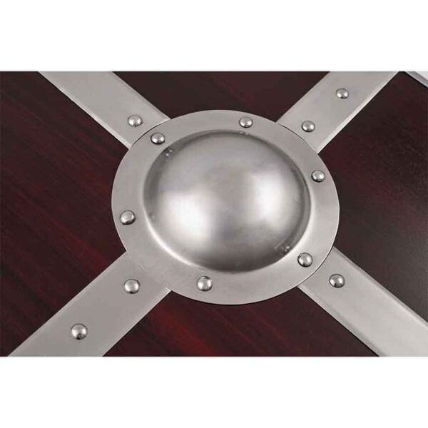 Medieval Warrior Wooden Shield - Image 5