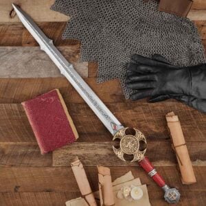 Red Medieval Templar Foam Sword