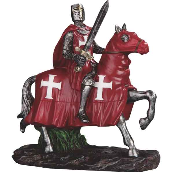 Mounted Knights Hospitaller Statue