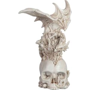 Undead Dragon on Skull Statue