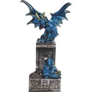 Blue Dragon Treasure Hoard Statue
