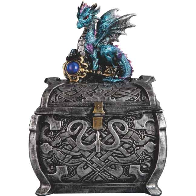 Keeper of the Key Dragon Trinket Box