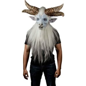 Pale Baphomet God Mask