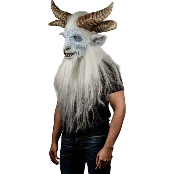 Pale Baphomet God Mask